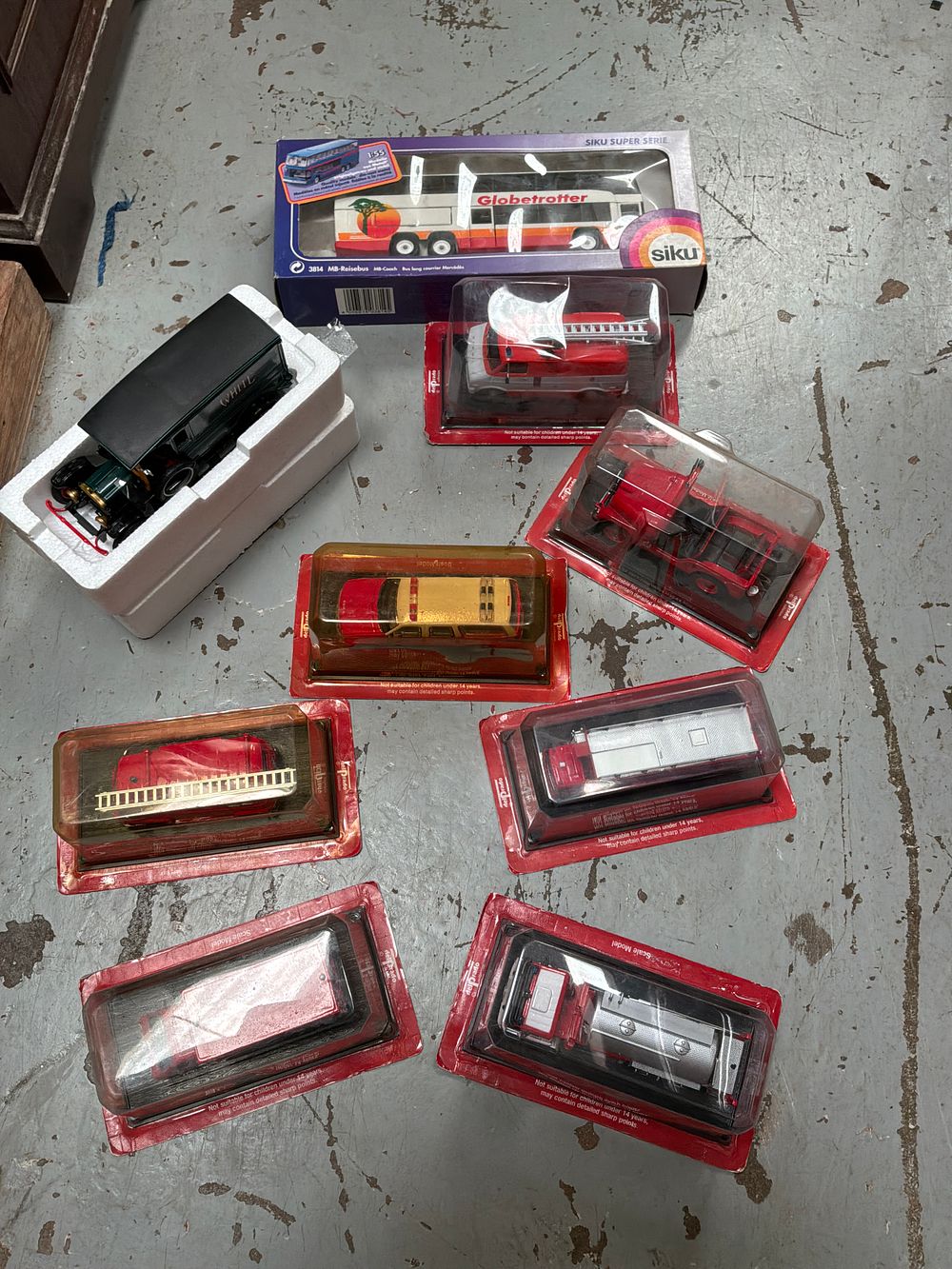 Lot 437: A Collection of Nine Die-cast Model Commercial and...