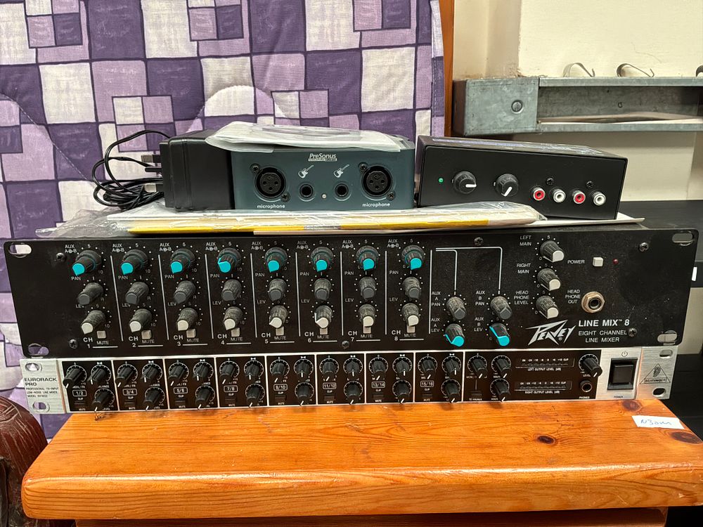 Lot 444: A Collection of Professional Audio Equipment Including Peavey...