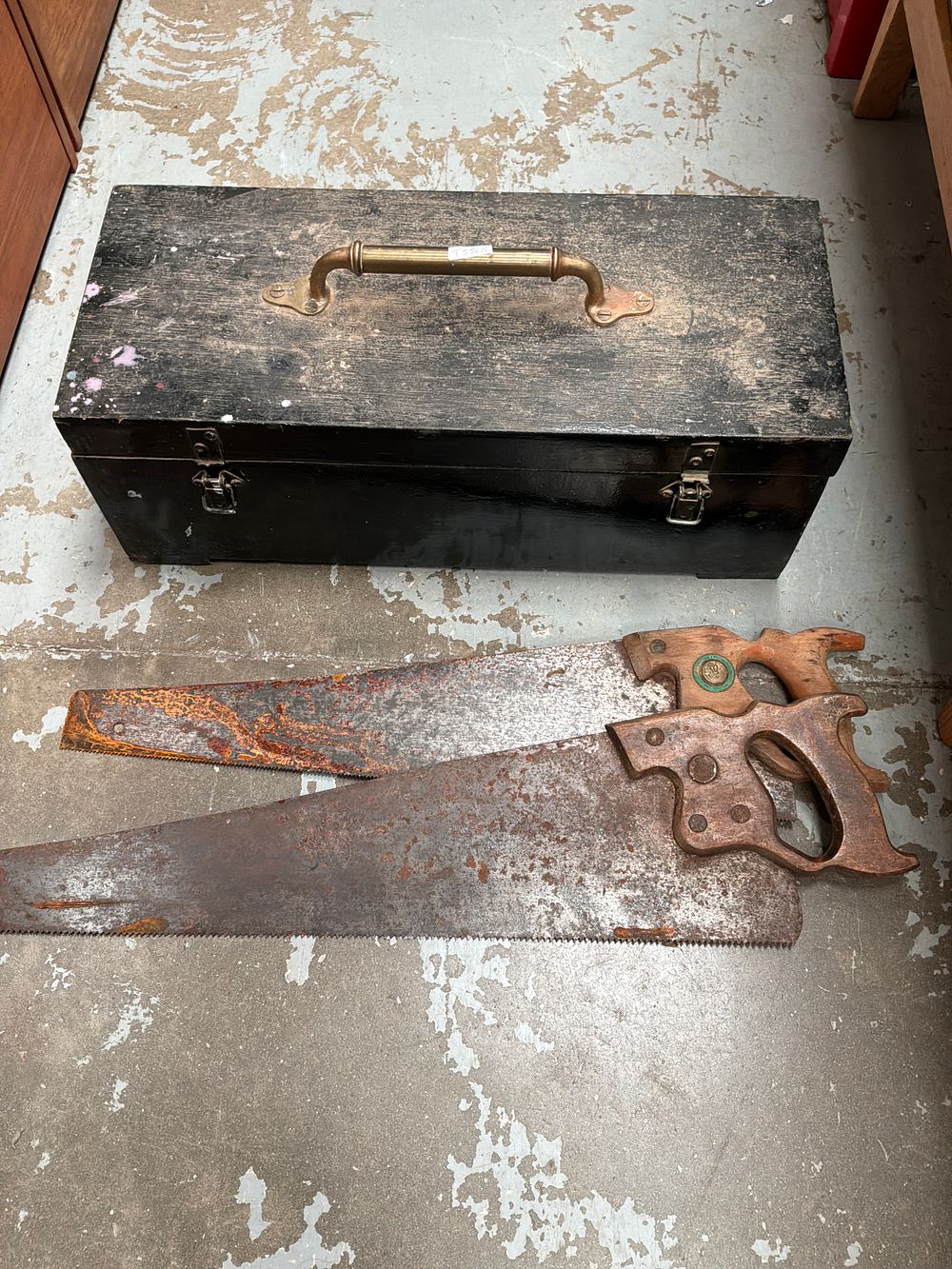 Lot 457: A Collection of Vintage Maritime Rigger's Tools within...