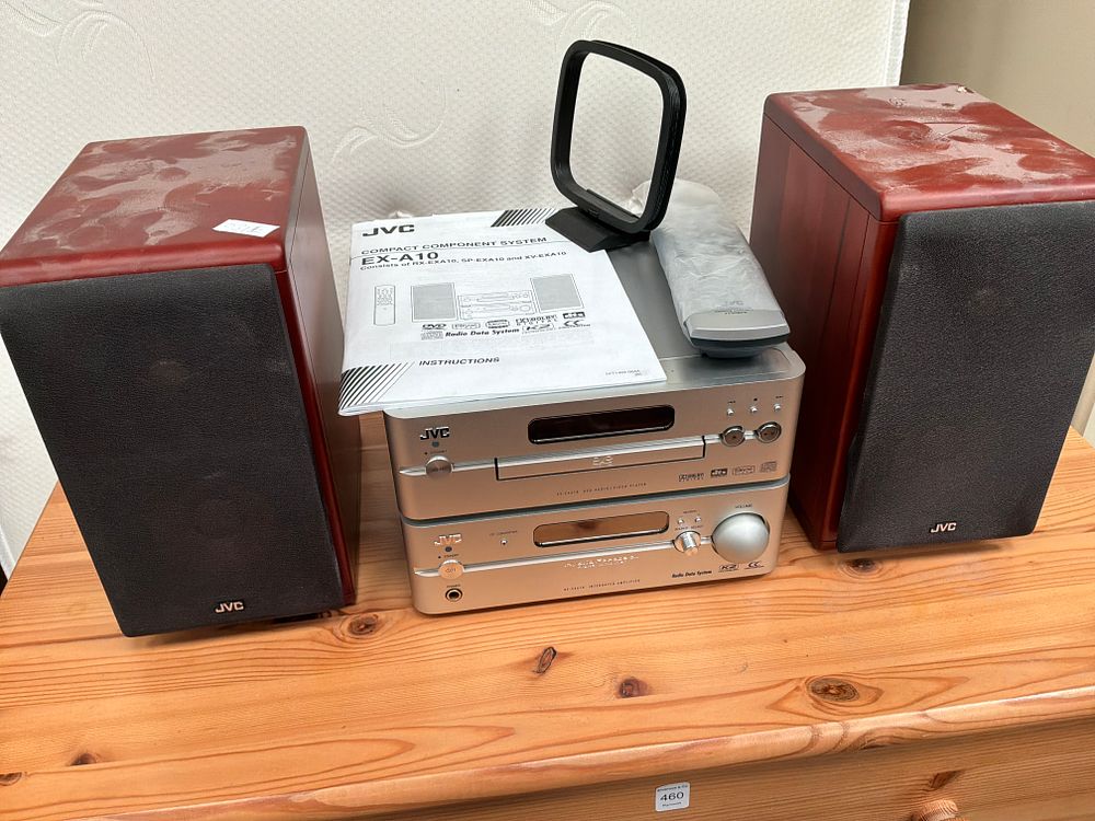 Lot 461: A JVC EX-A10 Compact Component System with Wood-Cased...