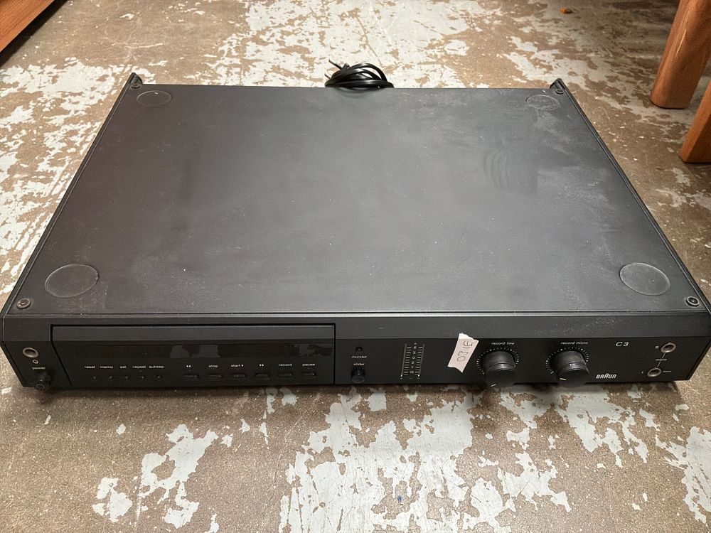 Lot 473: Braun Atelier C3 Stereo Cassette Tape Deck