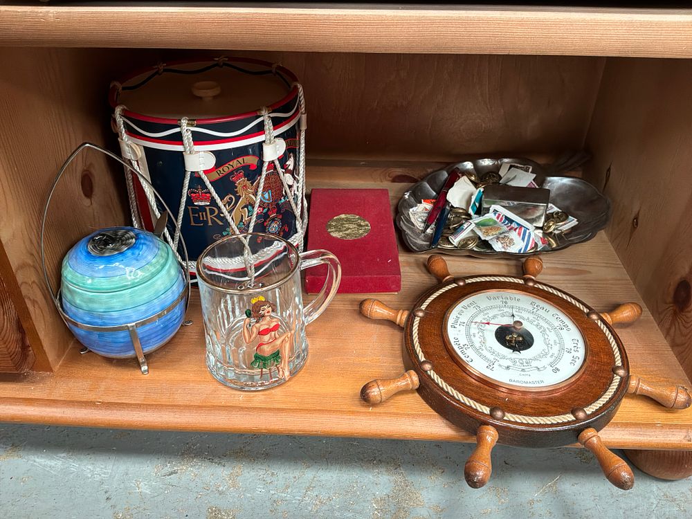 Lot 475: An Assortment of Vintage Collectables including a Baromaster...