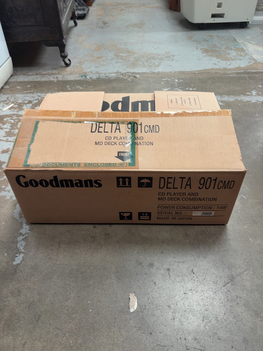 Lot 497: Goodmans Delta 901CMD CD Player and MiniDisc Deck...