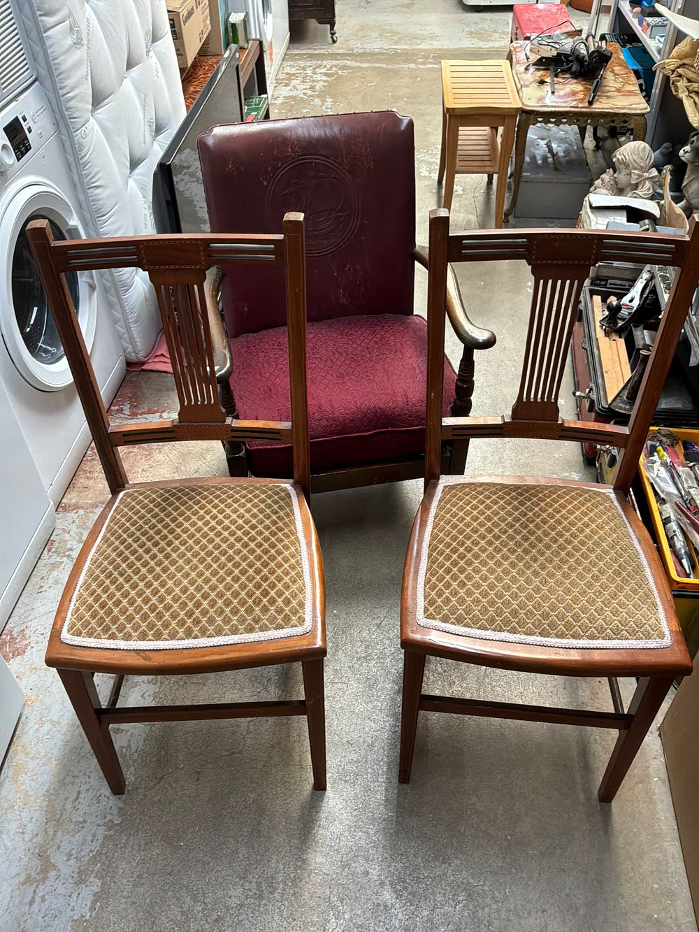 Lot 510: A Trio of Chairs Comprising a Pair of...