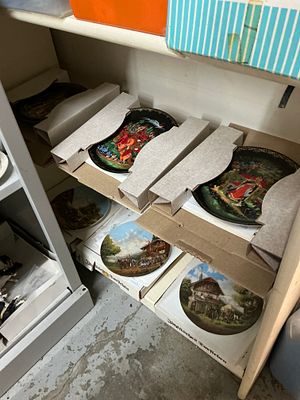 A Collection of Bradford Exchange Porcelain Collector Plates Including Russian Fairy Tales and 
