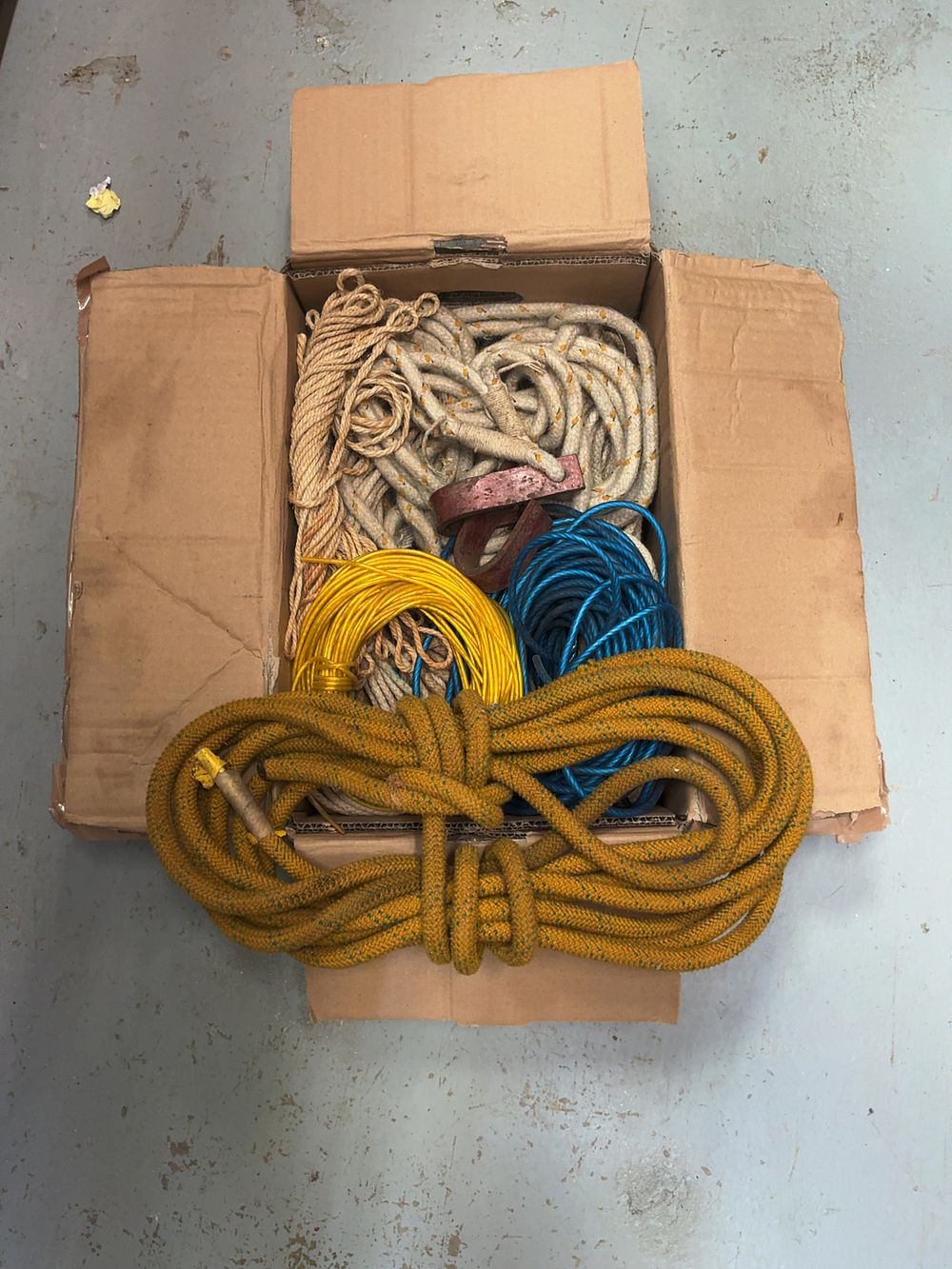 Lot 203: An Assortment of Rigging and Climbing Ropes