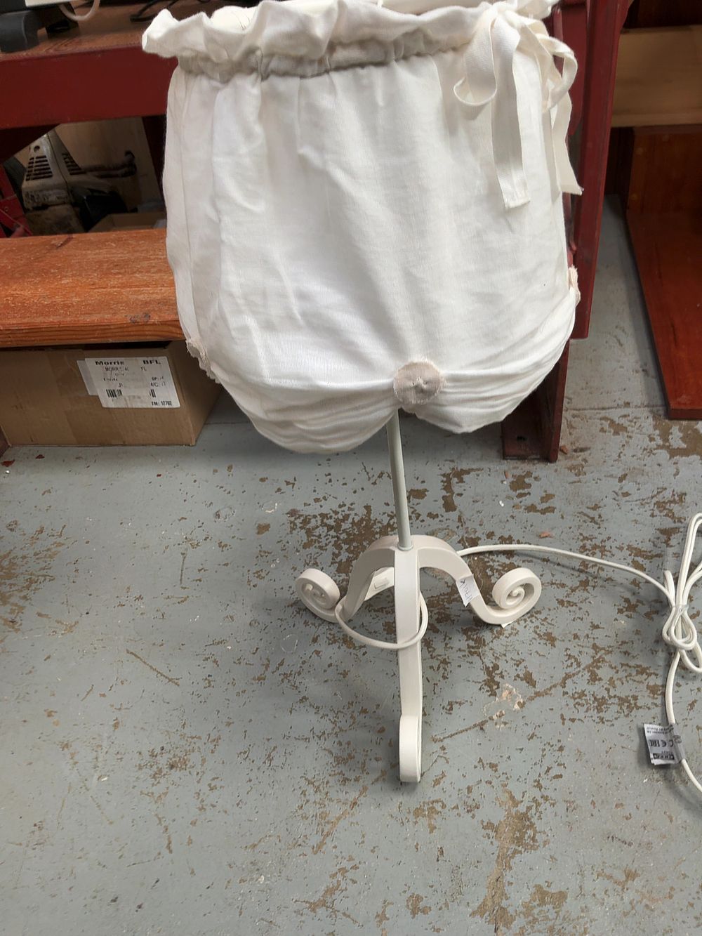 Lot 214: An Assortment of Domestic Lighting Fixtures including an IKEA Lyrik Floor Lamp