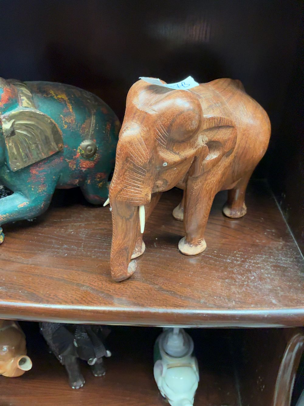Lot 297: An Assortment of Decorative Elephant-themed Figurines and Household Objects