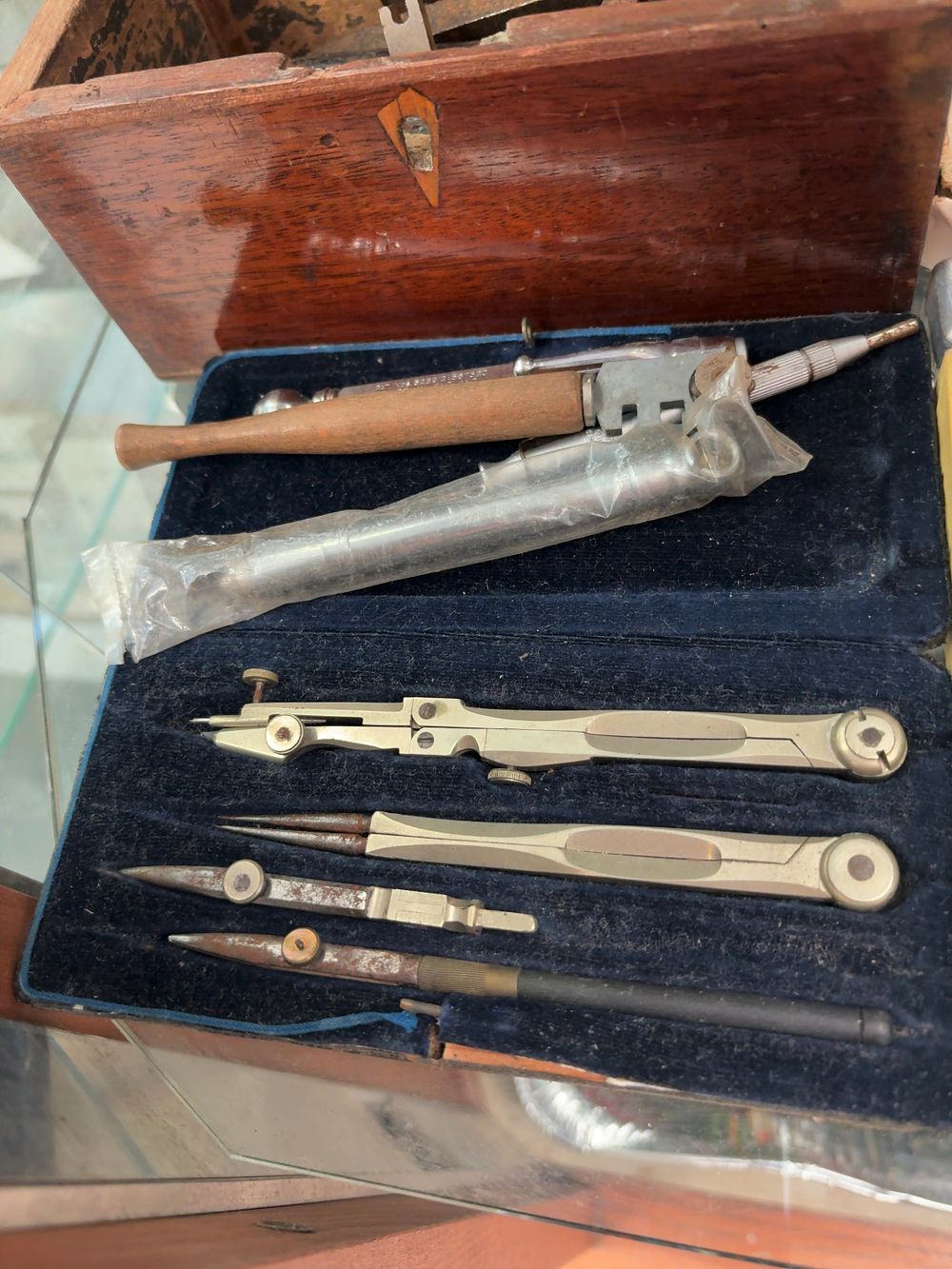 Lot 318: A Collection of Vintage British Drafting and Engineering Instruments in Case