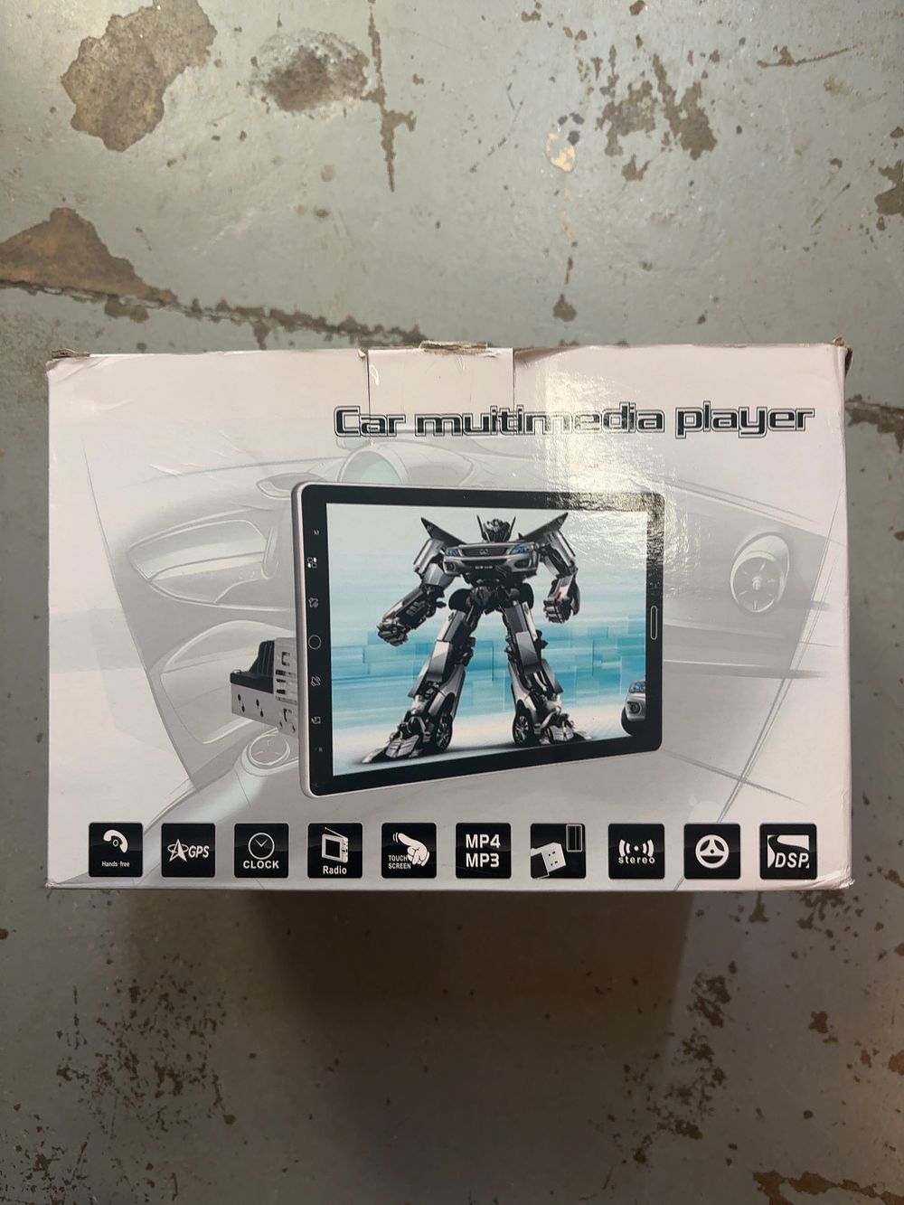 Lot 363: Generic 10-Inch Touchscreen Android Car Multimedia Player Single DIN Head Unit
