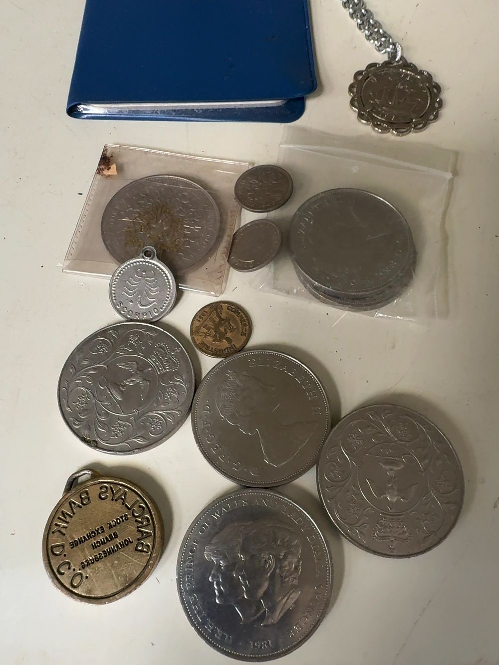 Lot 374: A Collection of UK Commemorative Crowns Official Decimal Coin Sets and Miscellaneous Medallions