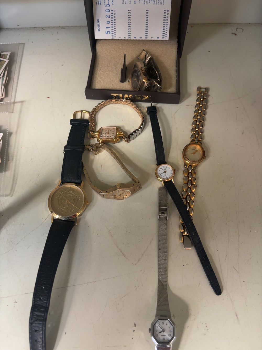 Lot 378: A Collection of Assorted Wristwatches including Rotary, Lorus, and Timex