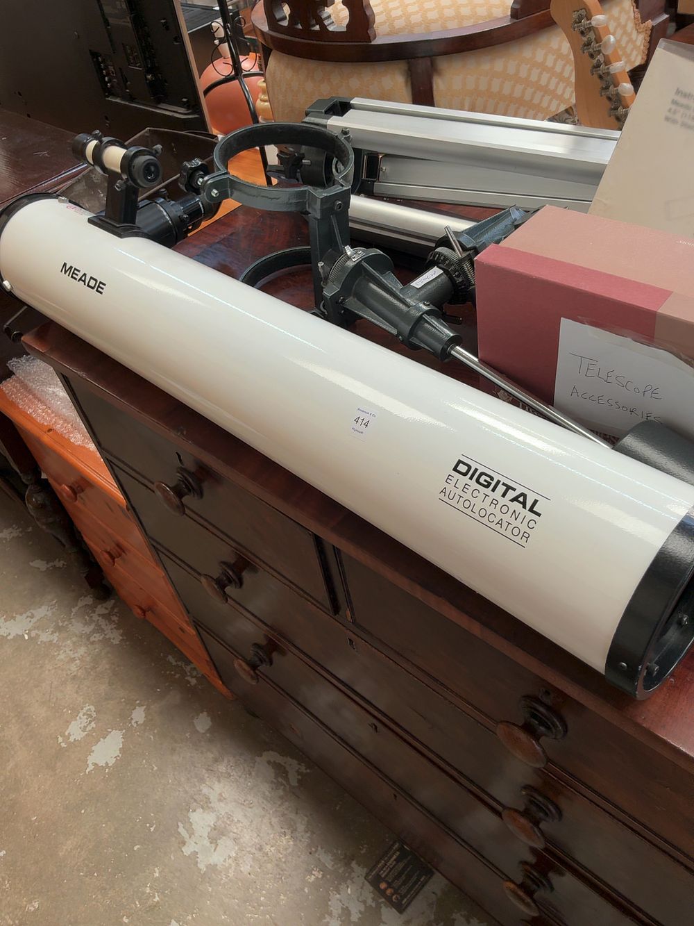 Lot 414: A Meade Model 4504 Newtonian Reflecting Telescope