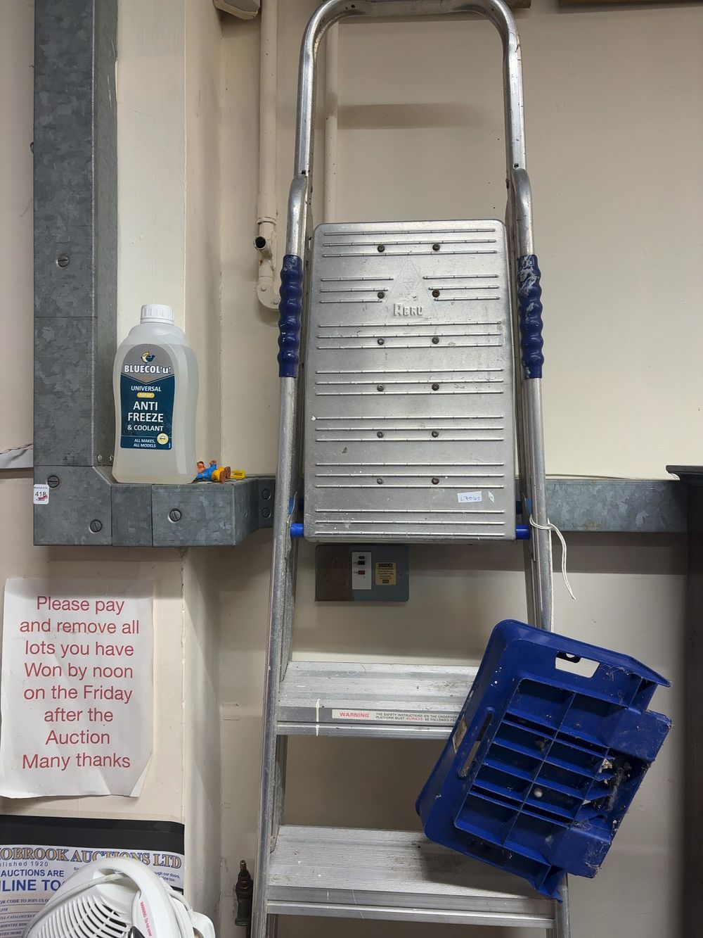 Lot 482: Folding Aluminium Step Ladder