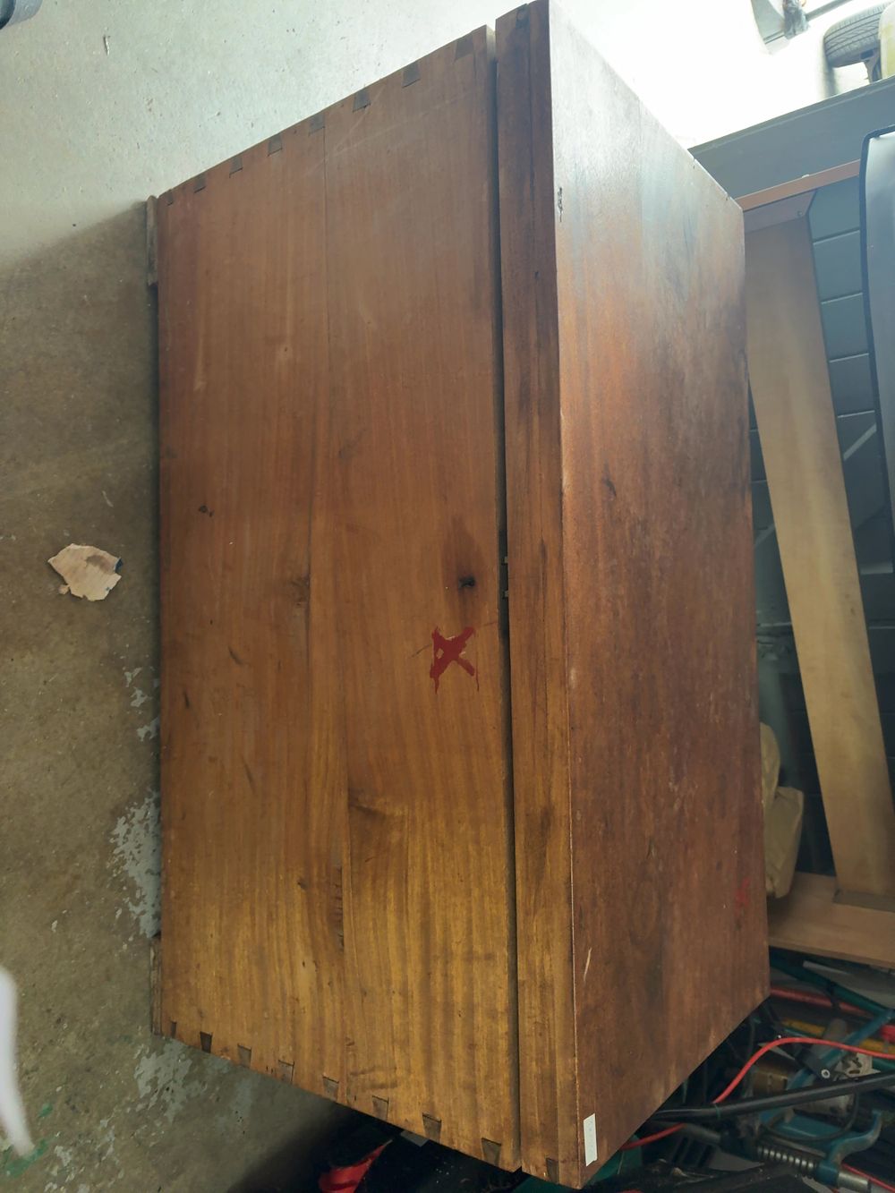 Lot 490: Late 19th or Early 20th Century Camphor Wood Utility Trunk