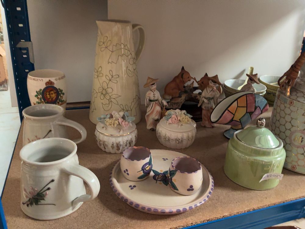 Lot 188: A Collection of Decorative Ceramics and Porcelain, including Commemorative, Oriental, and Studio Ware