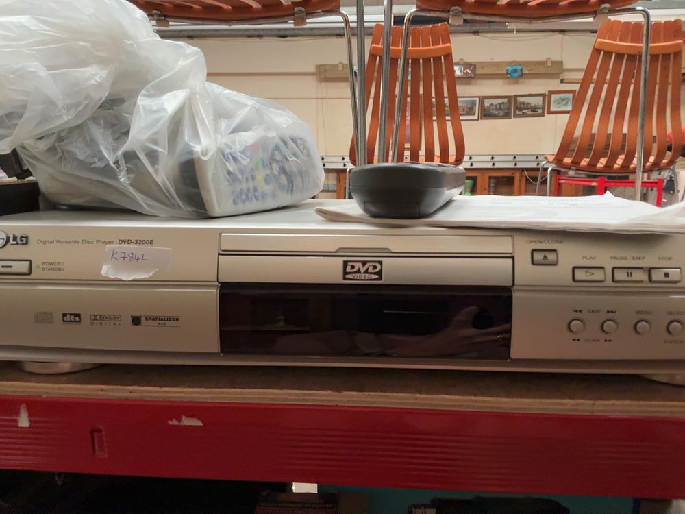 Lot 196: A Collection of Home Entertainment Electronics including LG DVD Player and Digital Set-Top Boxes