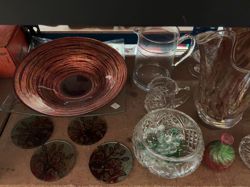 Lot 202: An Assortment of Cut Glass, Lead Crystal, and Vintage Decorative Collectables