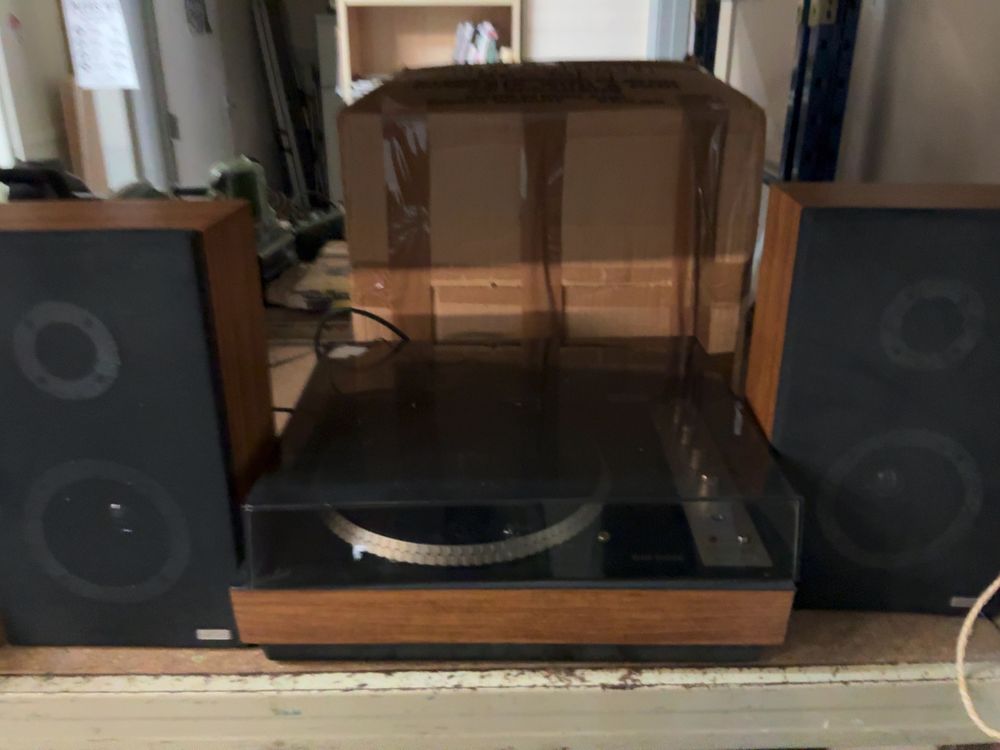 Lot 248: Amstrad RP-10 Stereo Record Player System with Speakers and Original Packaging
