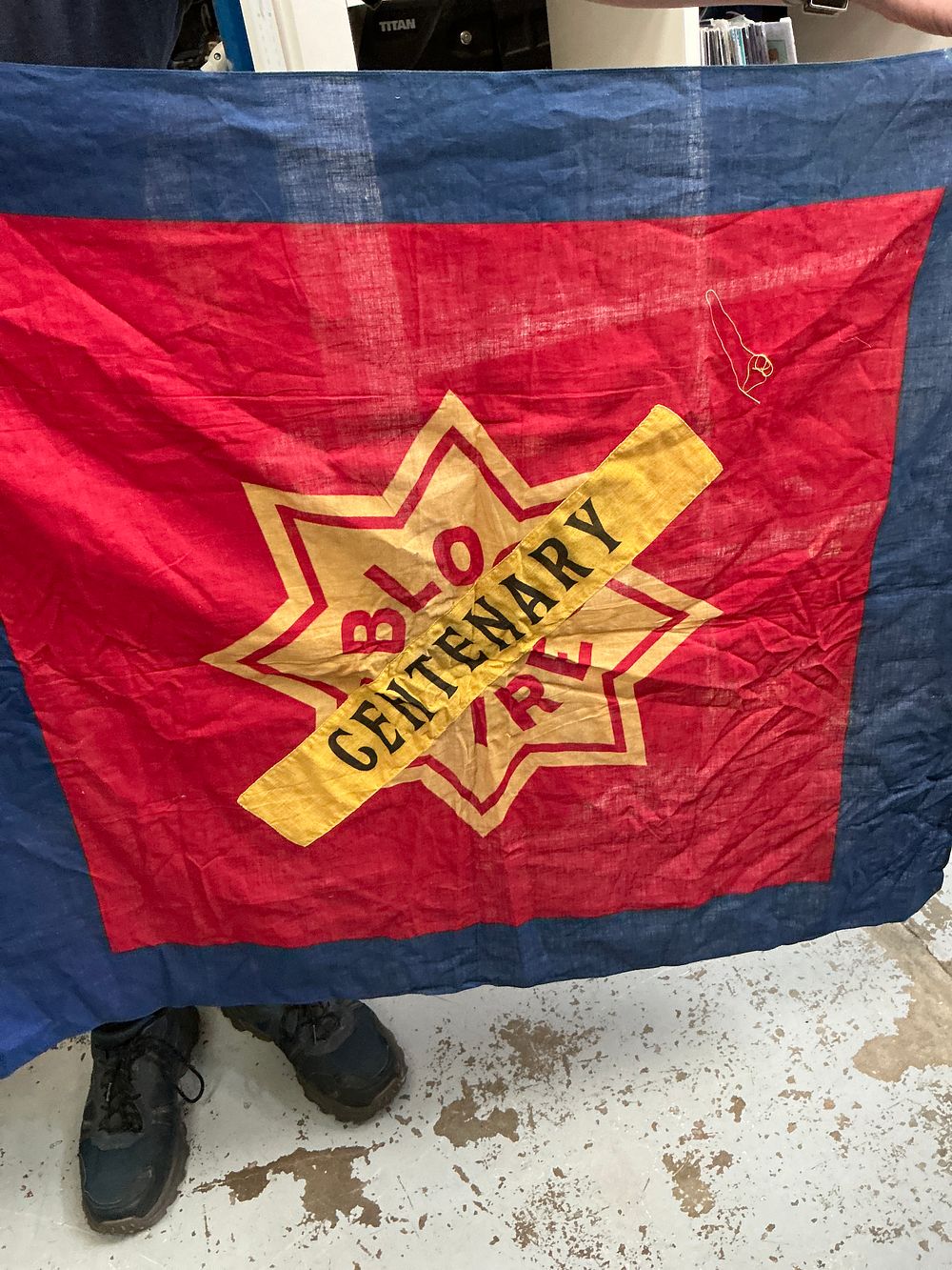 Lot 345: A Collection of Salvation Army Memorabilia Including a Centenary Commemorative Banner and Uniform Insignia