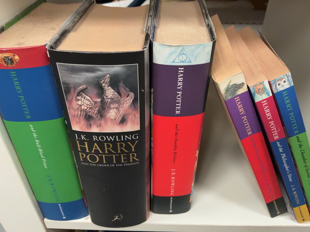 Lot 264: Rowling, J.K. A Collection of Harry Potter Books. Bloomsbury, 1997-2007. First Editions (DJ)