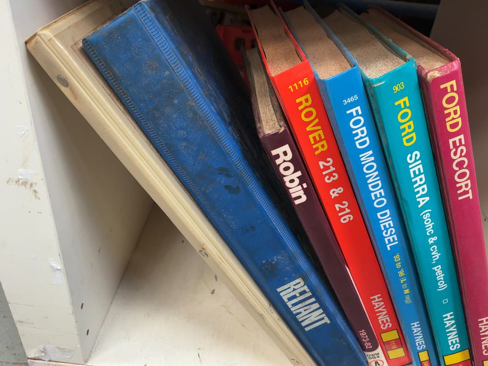 Lot 270: Various. A Collection of Automotive and Marine Workshop Manuals. Haynes and Others, c. 1968-1996.
