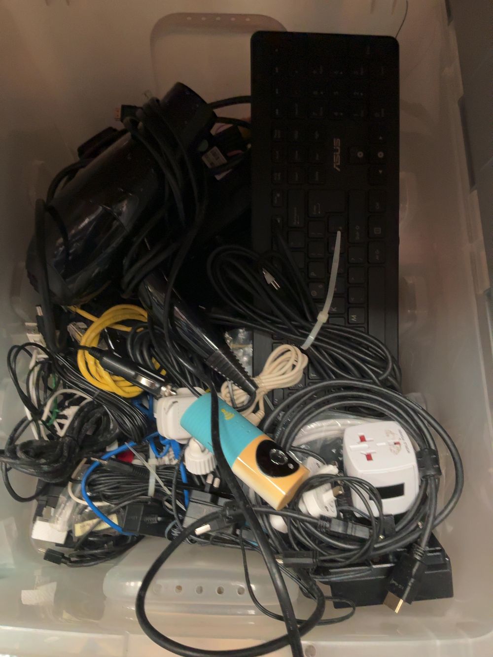 Lot 279: An Assortment of Miscellaneous Consumer Electronics, Computer Accessories, and Optical Media and Samsung TV.