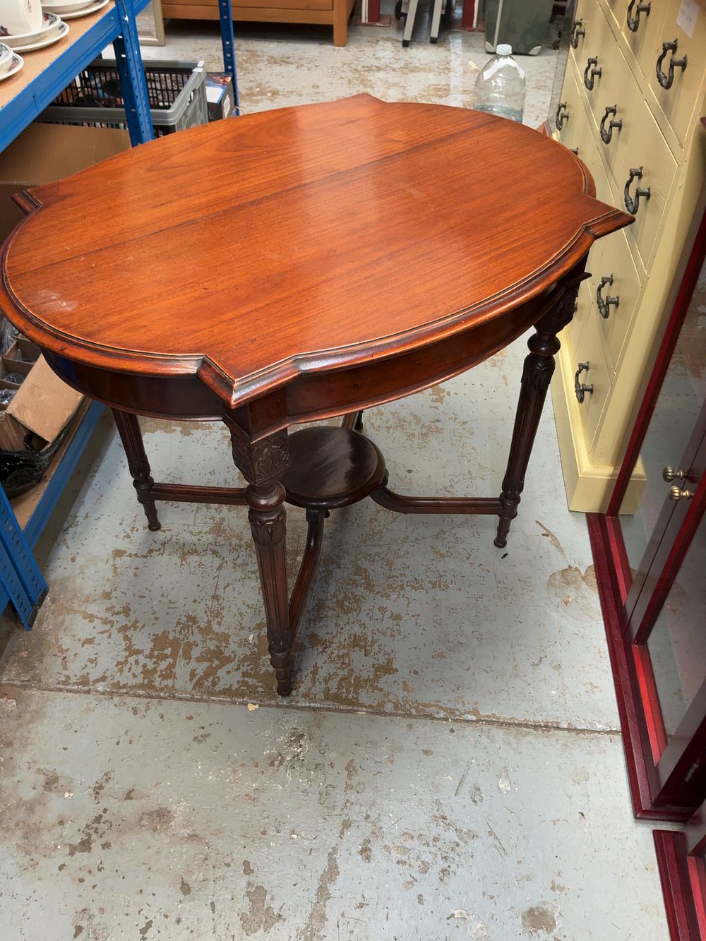 Lot 309: Two Mahogany Tables comprising a Victorian Centre Table and a George III Washstand
