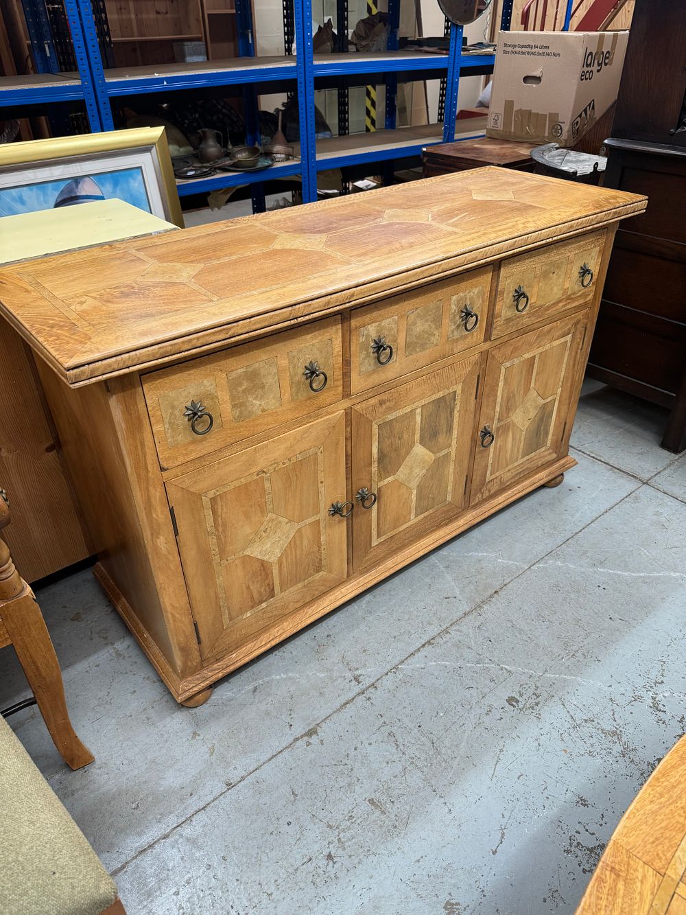 Lot 321: Barker & Stonehouse Flagstone Range Mango Wood Sideboard