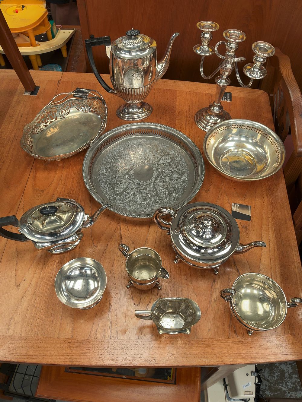 Lot 365: A Collection of Late Victorian and 20th Century Silver-Plated Tableware and Decorative Objects