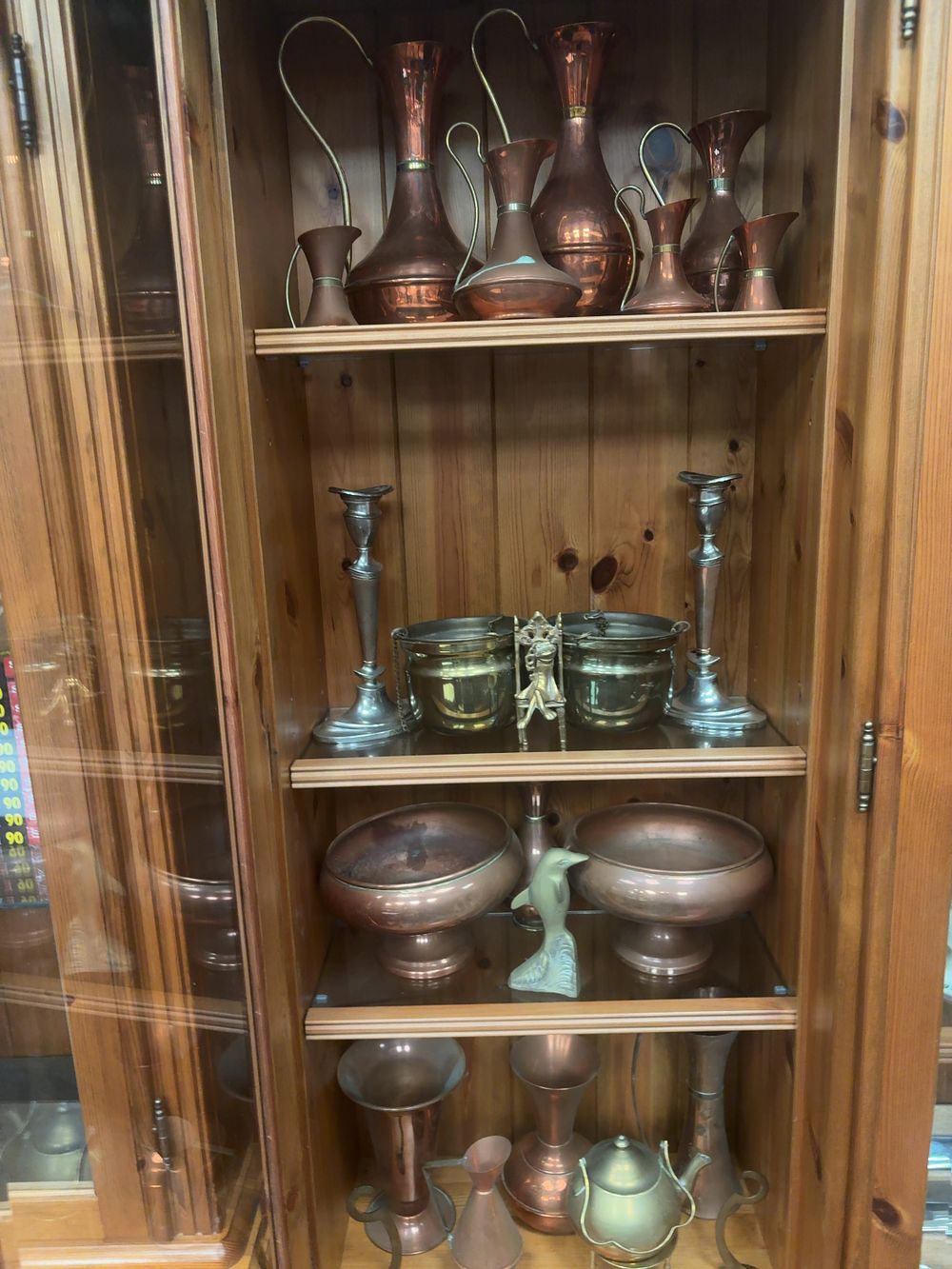 Lot 414: A Collection of Decorative Copper, Brass and White Metalware