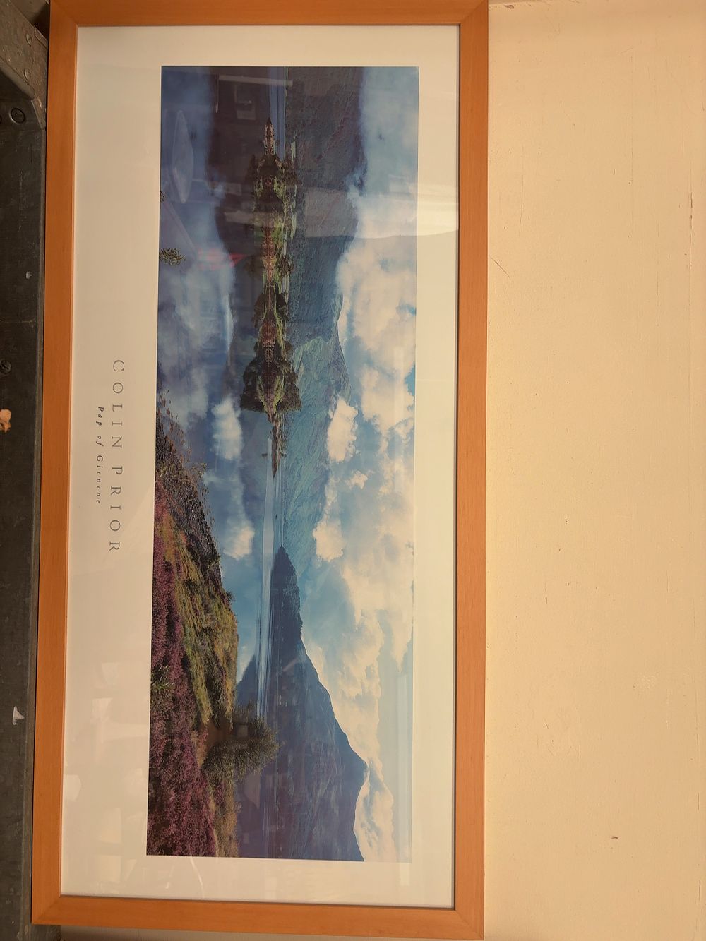 Lot 434: Colin Prior, Pap of Glencoe, Framed Panoramic Colour Photograph