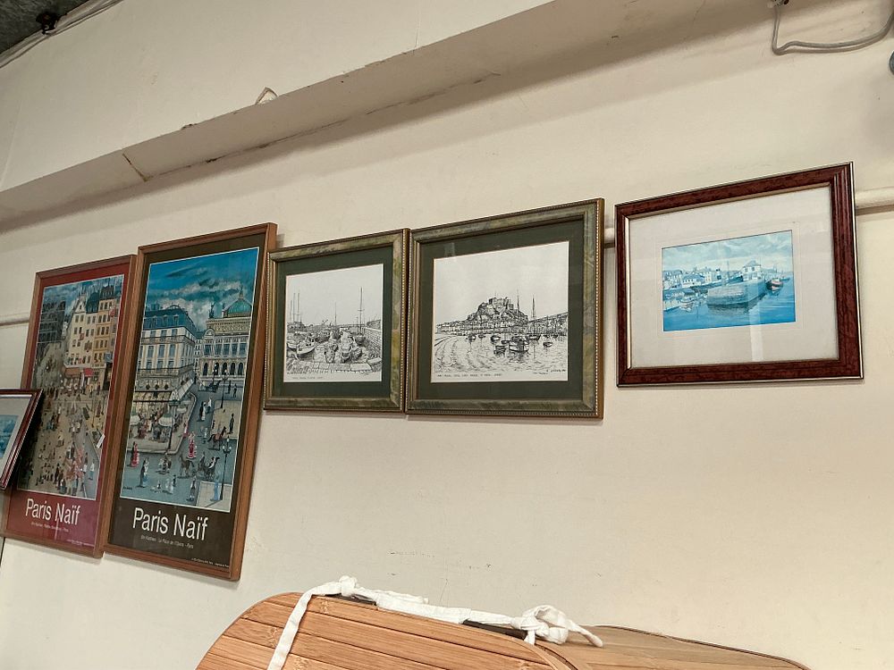 Lot 448: A Collection of Artworks Including Watercolours by J. Fisherwood and Tony Fisher, Line Drawings by G. McCarthy, and Prints After Bin Kashiwa (Signed)