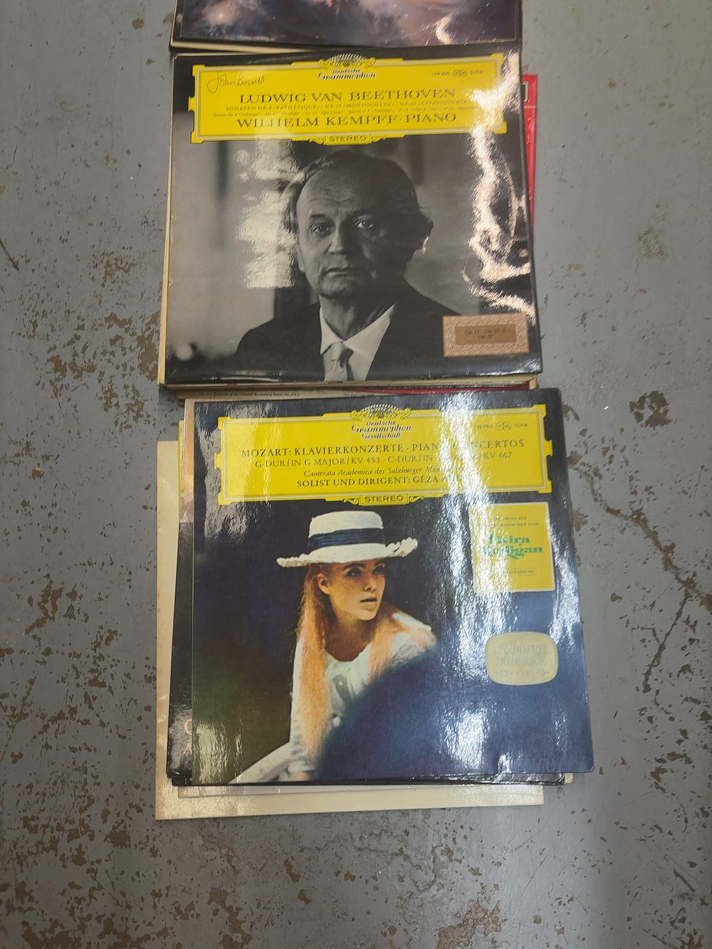 Lot 378: A Collection of Approximately 60–80 Vinyl LP Records Including Classical and Library Music