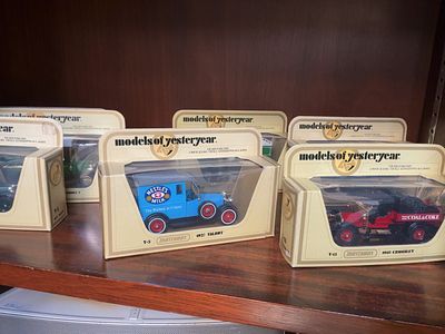 A Collection of Matchbox Models of Yesteryear and Other Die-Cast Model Vehicles. A collection 