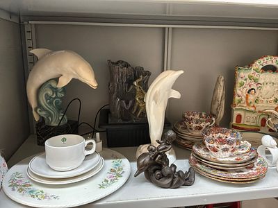 An Assortment of Decorative Porcelain and Ceramic Figurines, Tableware, and Ornaments. An 