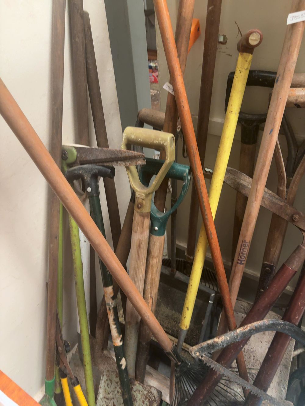 Lot 351: An Assortment of Vintage and Contemporary Garden and Workshop Tools