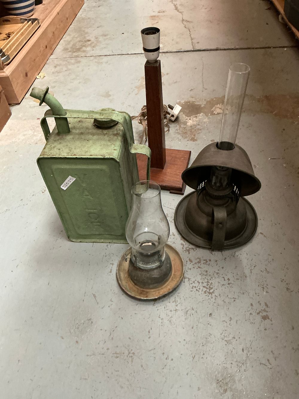 Lot 175: A Collection of Vintage Lighting and a Valor Fuel Can