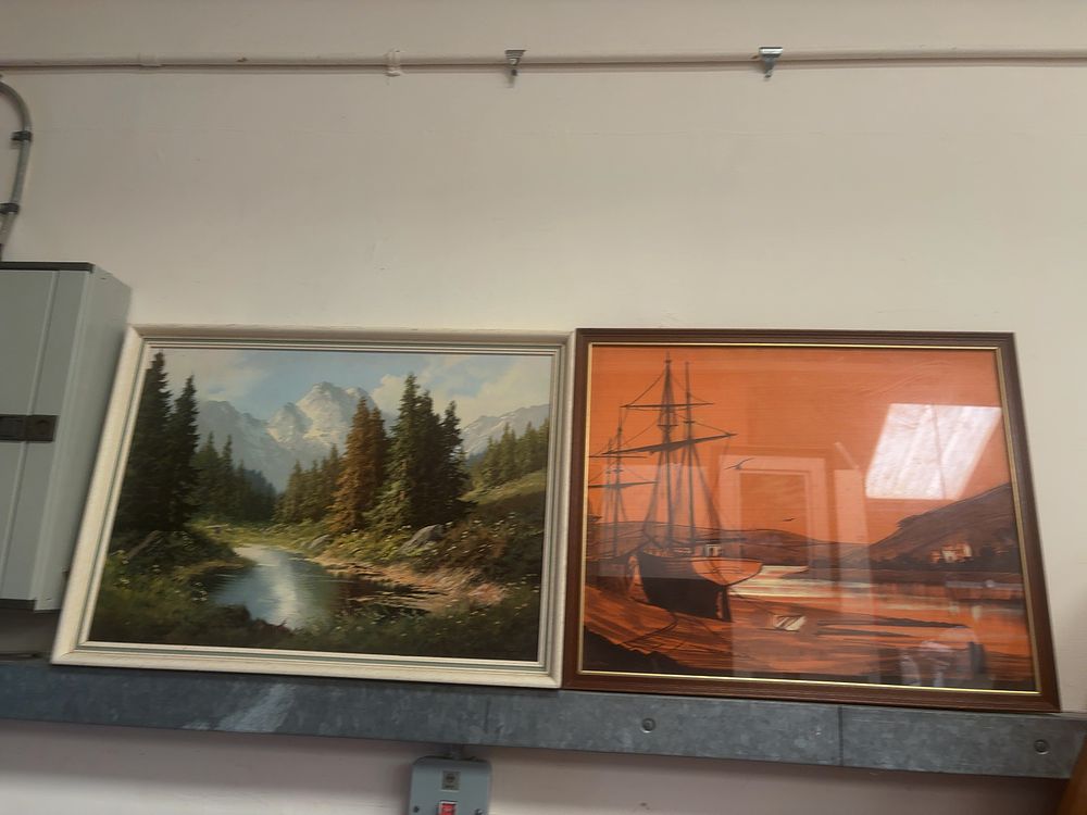 Lot 398: John Beecham and B. Taylor, Two Framed Mid-20th Century Artworks