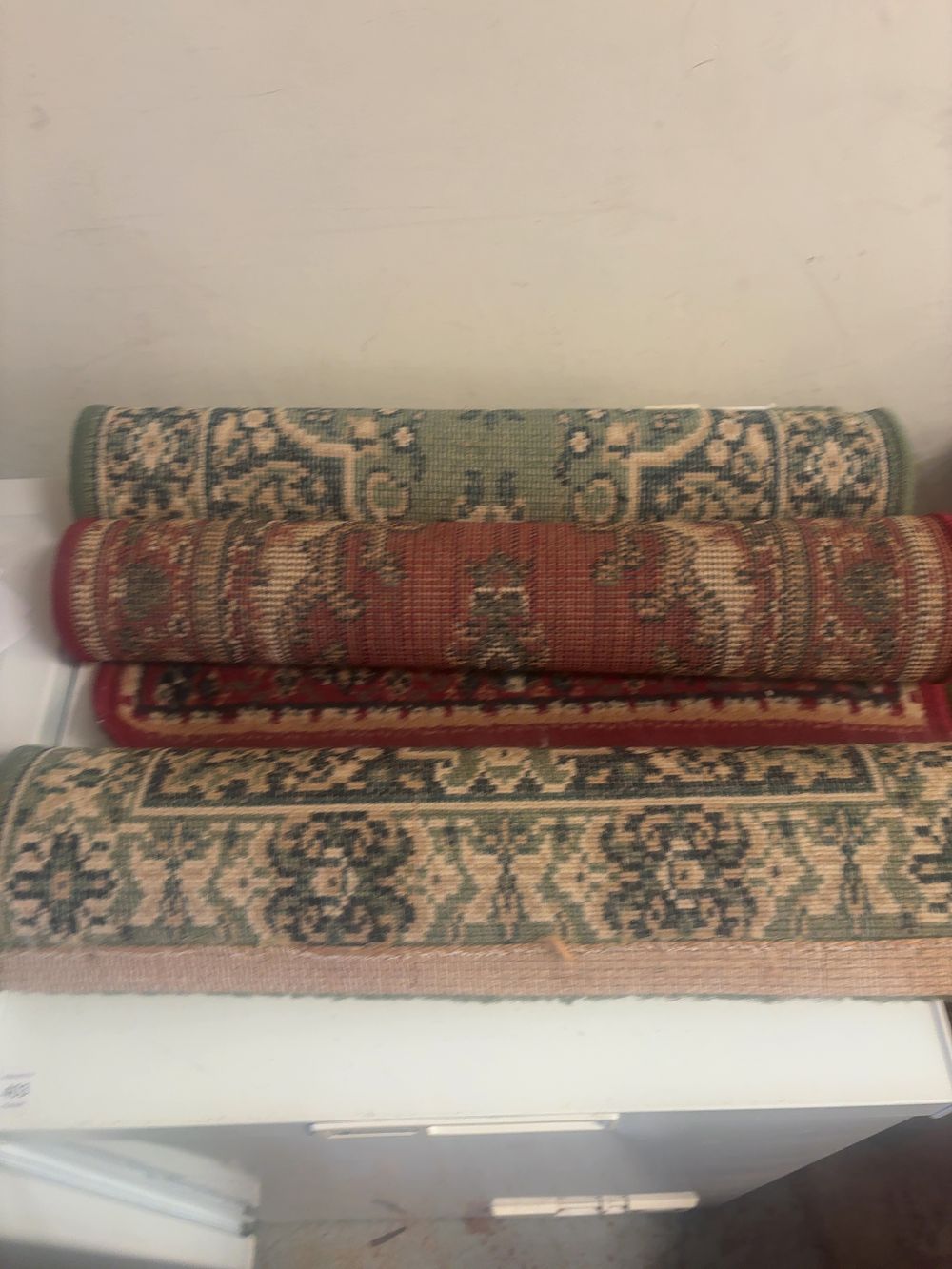 Lot 407: A Trio of Machine Made Oriental Style Small Area Rugs