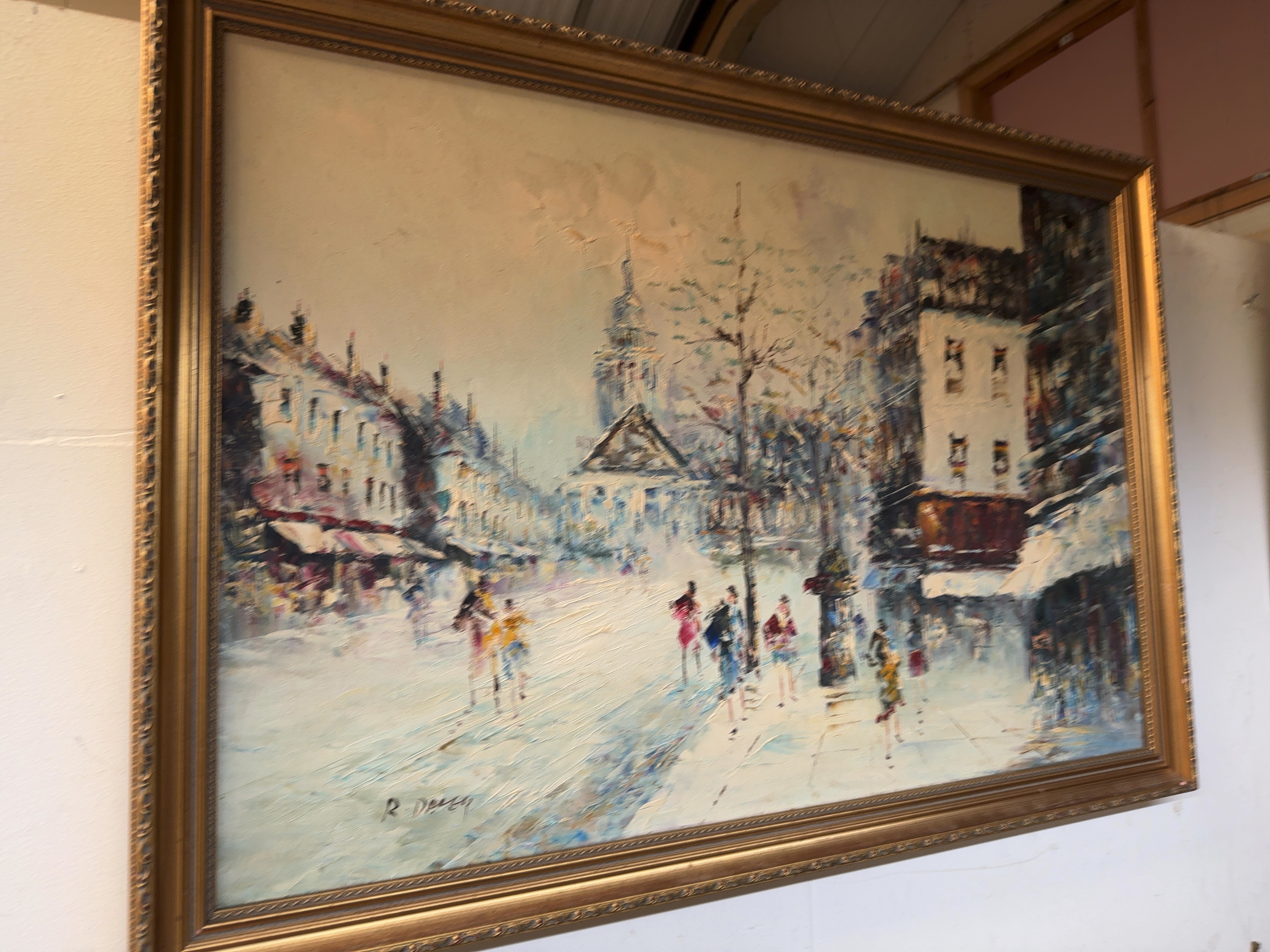 R. Darcy (20th Century), A Continental Street Scene