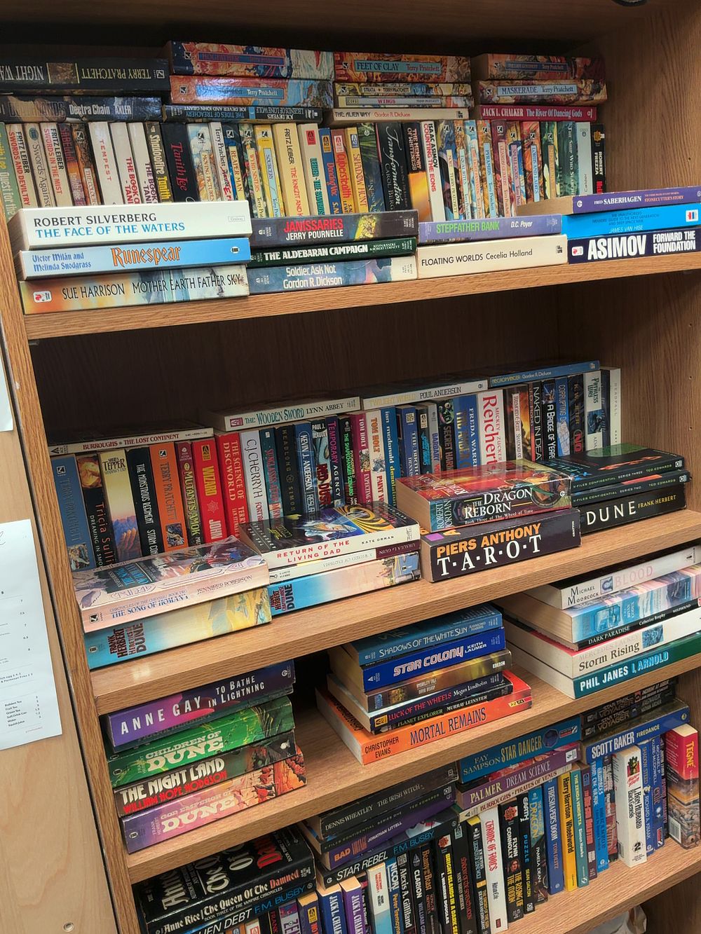 Lot 172: A Collection of Science Fiction and Fantasy Books. Various Publishers, Late 20th Century.