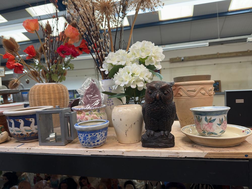 Lot 192: An Assortment of Decorative Ceramic Items, Figurines, and Household Accessories.