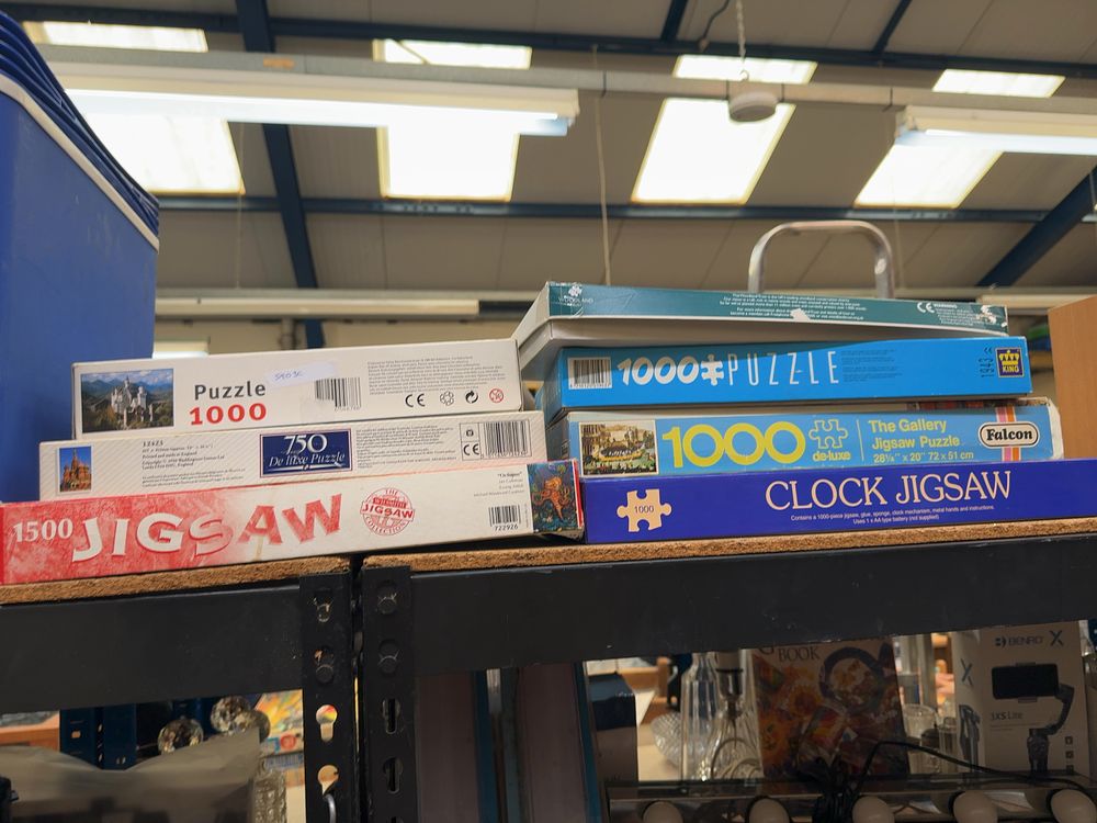 Lot 203: A Collection of Boxed Jigsaw Puzzles Including Falcon and The Whimsie Collection