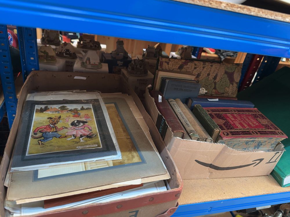 Lot 235: An Assortment of Antiquarian and Vintage Books, Ephemera, and Prints including Kellys Handbook 1906 and Yann Arthus-Bertrand