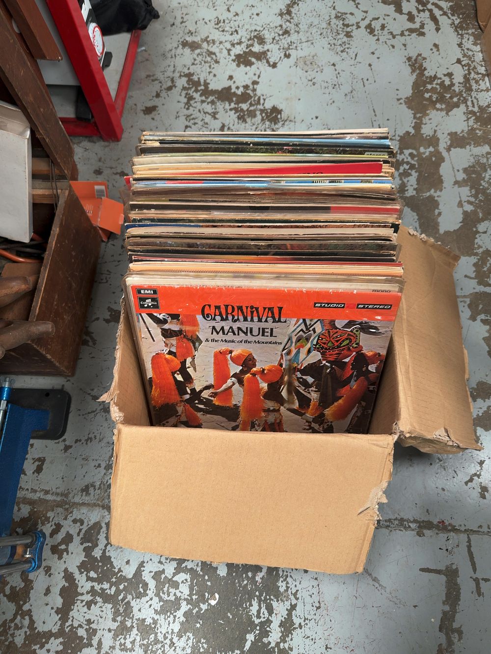Lot 307: A Collection of Forty to Fifty Vinyl LP Records Including Pop Easy Listening and Classical Artists