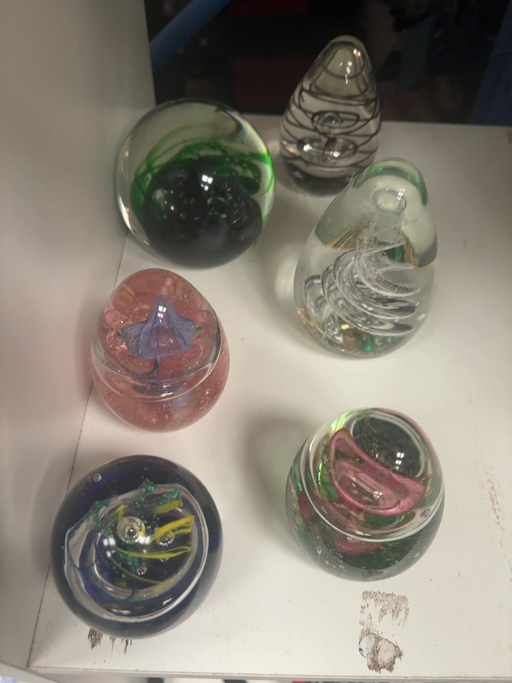 Lot 328: An Assortment of Art Glass Paperweights