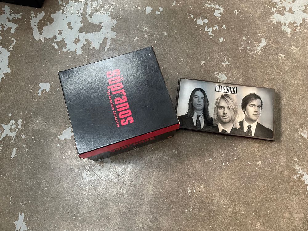 Lot 419: Two Media Box Sets Comprising The Sopranos The Complete Collection and Nirvana With The Lights Out