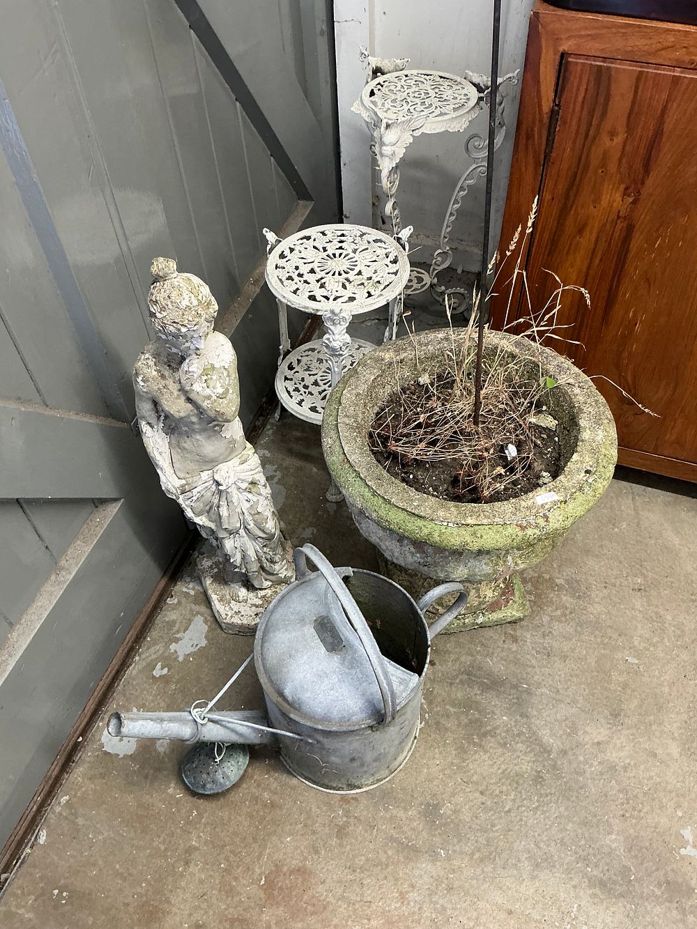 Lot 7: A Collection of Garden Statuary and Ornaments