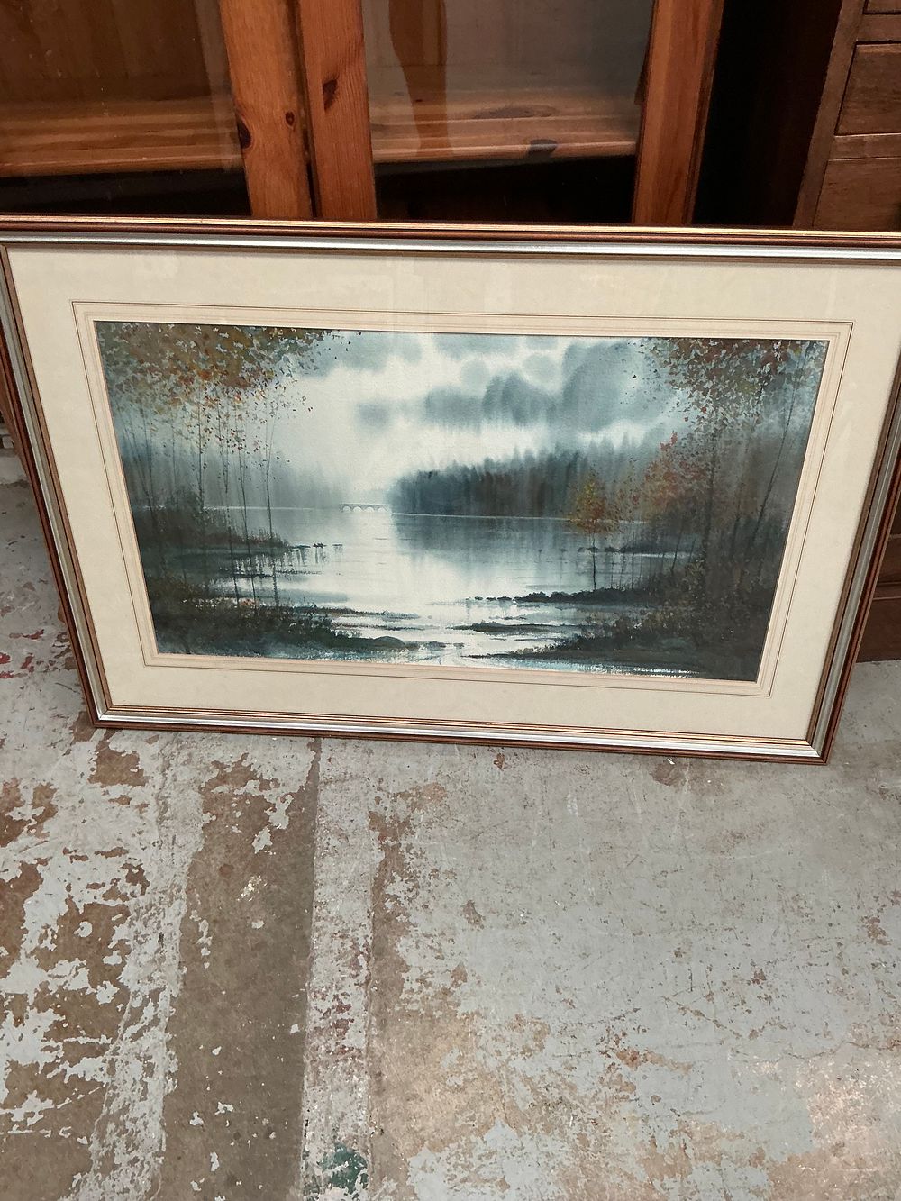 Lot 443: Rex James, Autumn at Burrator, Watercolour